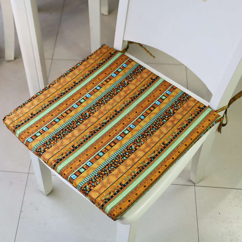 Memory foam cushion office sedentary belt chair cushion student fart cushion retro stool dining table dining chair thickened cushion