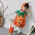 Halloween Kids Quần áo Cô gái Công chúa hóa trang Váy tuyết trắng Phù thủy Little Red quàng khăn bí ngô Trang phục