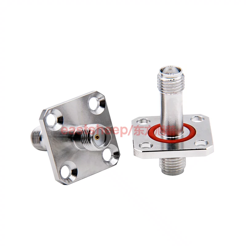 Đầu nối Oriental Xupu RF SMA-KFK-12 Mặt bích SMA từ cái sang cái cái được cố định bằng vòng cao su chống thấm nước