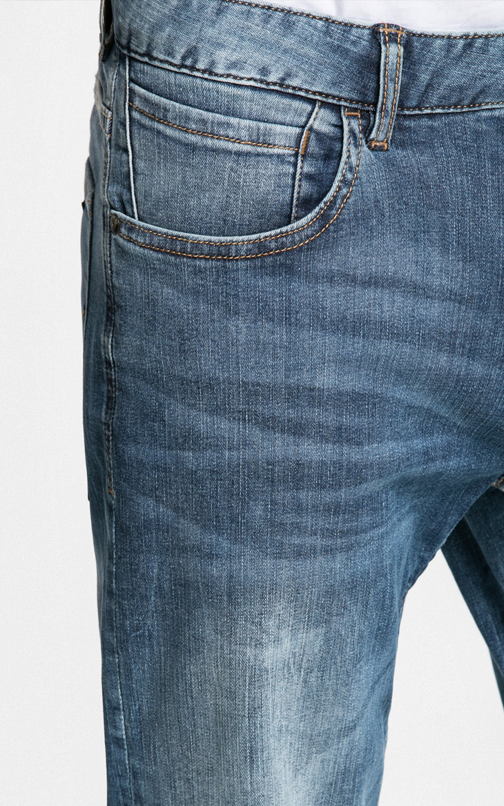 Jeans pour jeunesse pieds Slim SELECTED en coton pour printemps - Ref 1484766 Image 30