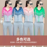 Летний хлопковый тонкий кардиган, элитный спортивный костюм для спортзала, для бега, короткий рукав