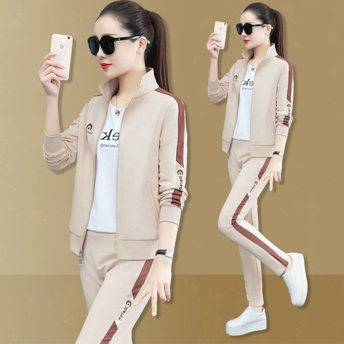 Толстовка, спортивный костюм для отдыха, комплект, в западном стиле, осенняя, 3 предмета
