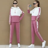 Осенний модный дорожный спортивный костюм для отдыха, комплект, 2020 года, для бега