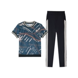 Летний шелковый быстросохнущий спортивный костюм для отдыха, одежда для йоги, сезон 2021, короткий рукав