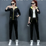 Двусторонний спортивный демисезонный спортивный костюм, бархатный комплект для отдыха, коллекция 2021