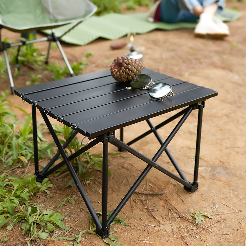 Black Deer Outdoor Folding Table Light Egg Roll Table Casual Camping Picnic Picnic Self-Driving Aluminum Alloy Mini table-Taobao