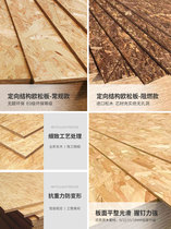 Board European pine board 9mm12mm15mm18mm landscape wall base particle OSB board E0 grade imported European pine backboard board