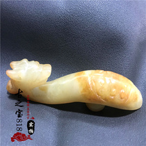 Old Xiu jade decoration swinging piece imitation ancient jade pendant jade and jade neck decoration pendant ancient play handlebar piece jade carving with hook collection