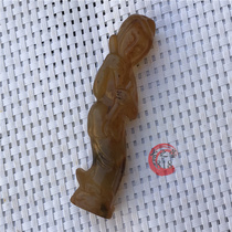Antique Warring States jade Xiuyu hollow jade carving pieces of jade miscellaneous ancient jade Old jade pendant Jade brand beauty