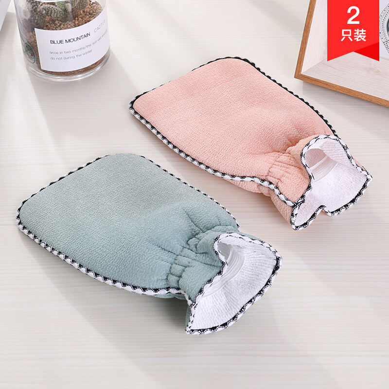 Green source lady's special rubbing towel bathroom bath bath supplies rubbing back exfoliating bath towel non-slip gloves