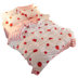 Quả dâu tây gia đình giường đơn giản bốn chéo sọc vải quilt phim hoạt hình ký túc xá sinh viên ba mảnh đúp - Bộ đồ giường bốn mảnh chăn ra gối nệm Bộ đồ giường bốn mảnh