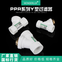 PPR full copper thickened Nes Y-type filter 20 25 32 40 50 63 Y-type PPR filter accessories