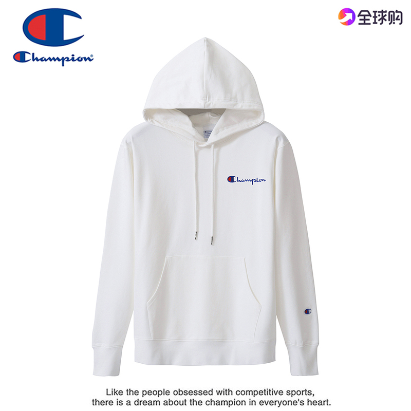 Champion Japanese Version Authentic Hoodie for Women with Letter Embroidery, Loose Fit for Men, Couple Casual Sports Trendy Brand