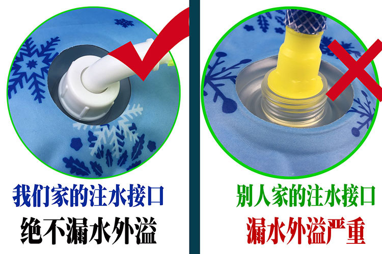 Summer giường nước nước đá pad ghế nệm nước hộ gia đình tăng gấp đôi giường mat sóng lớn Liangdian của nước đóng băng pad pad làm mát - Nệm nệm 1m6