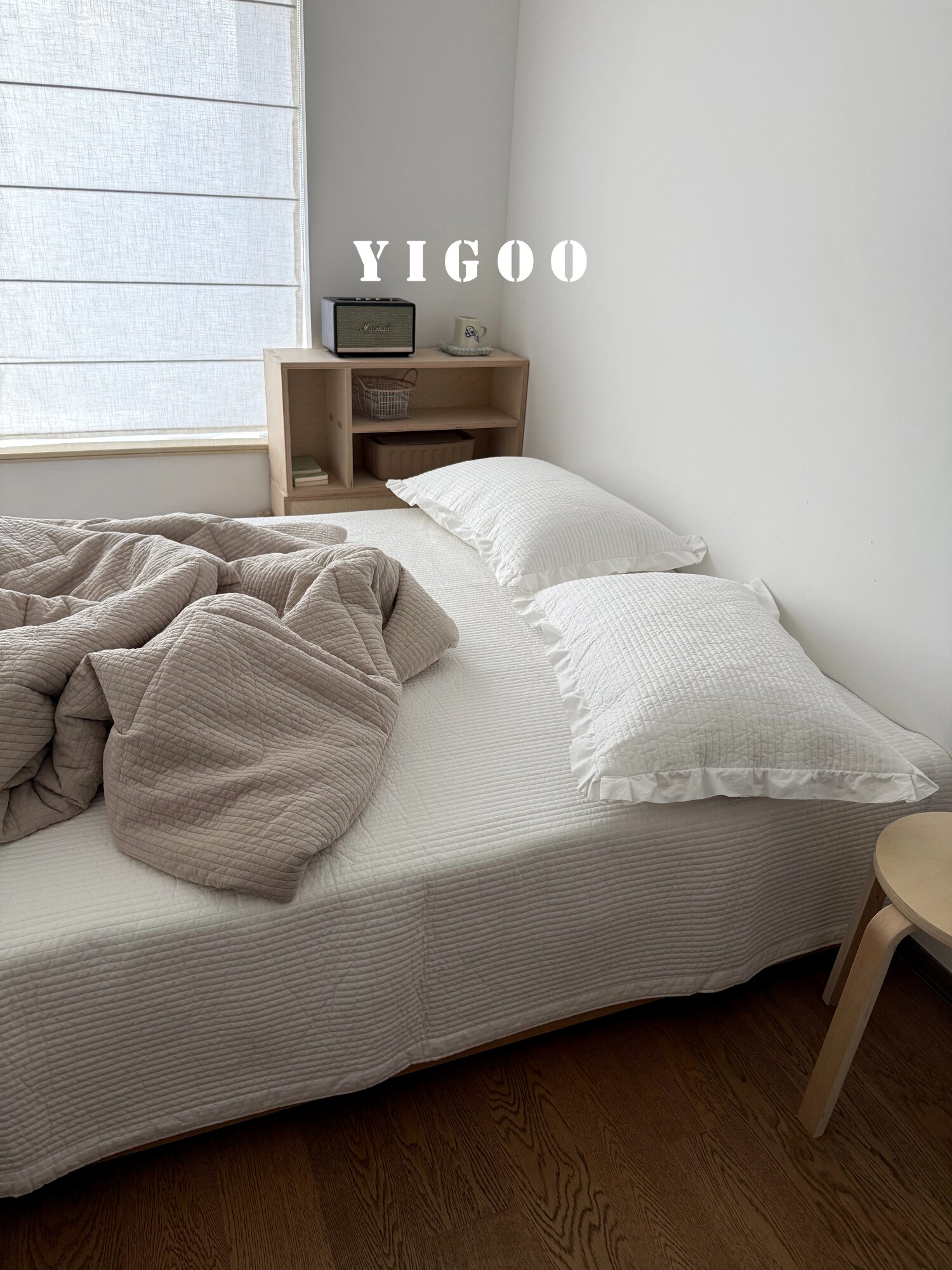 Корейское мягкое пушистое одеяло-хлеб | Простое однотонное стеганое хлопковое цельное одеяло весна-осень четыре сезона