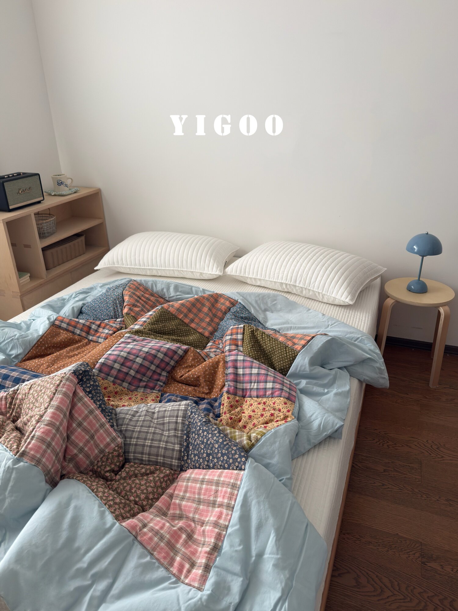 Бабушкино ручное одеяло из цельного хлопка лоскутное четырехсезонное корейское одеяло благополучия