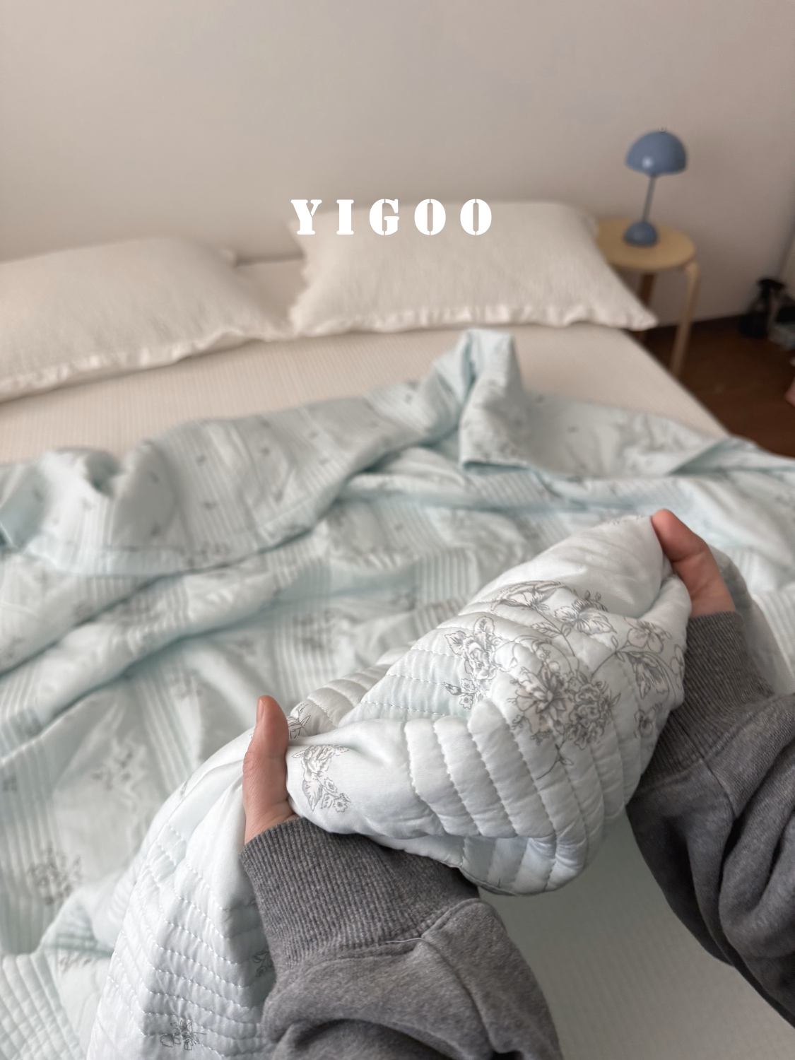 Корейское двустороннее одеяло из модала для кондиционера мягкое прохладное машинная стирка