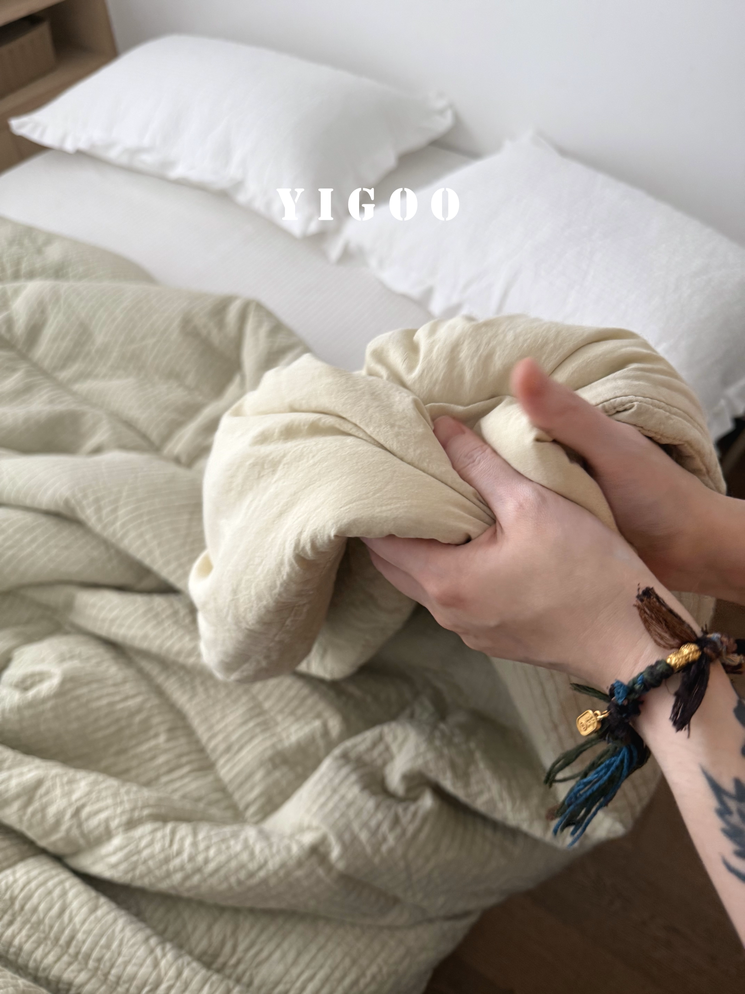 Корейское мягкое пушистое одеяло-хлеб | Простое однотонное стеганое хлопковое цельное одеяло весна-осень четыре сезона