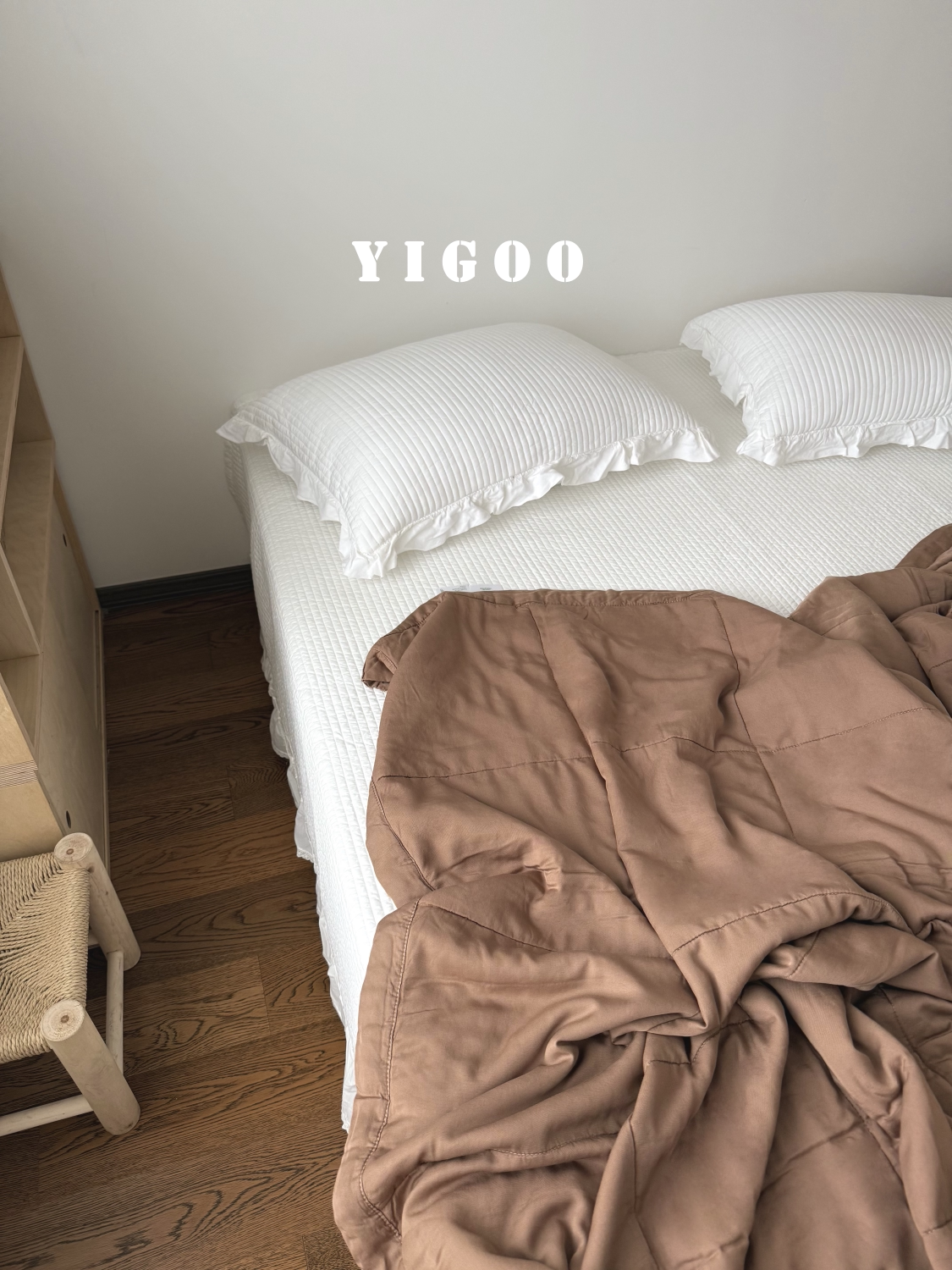 Корейское простое ультрамягкое двустороннее стираемое летнее одеяло из тенселя лиоцелл с охлаждающим эффектом