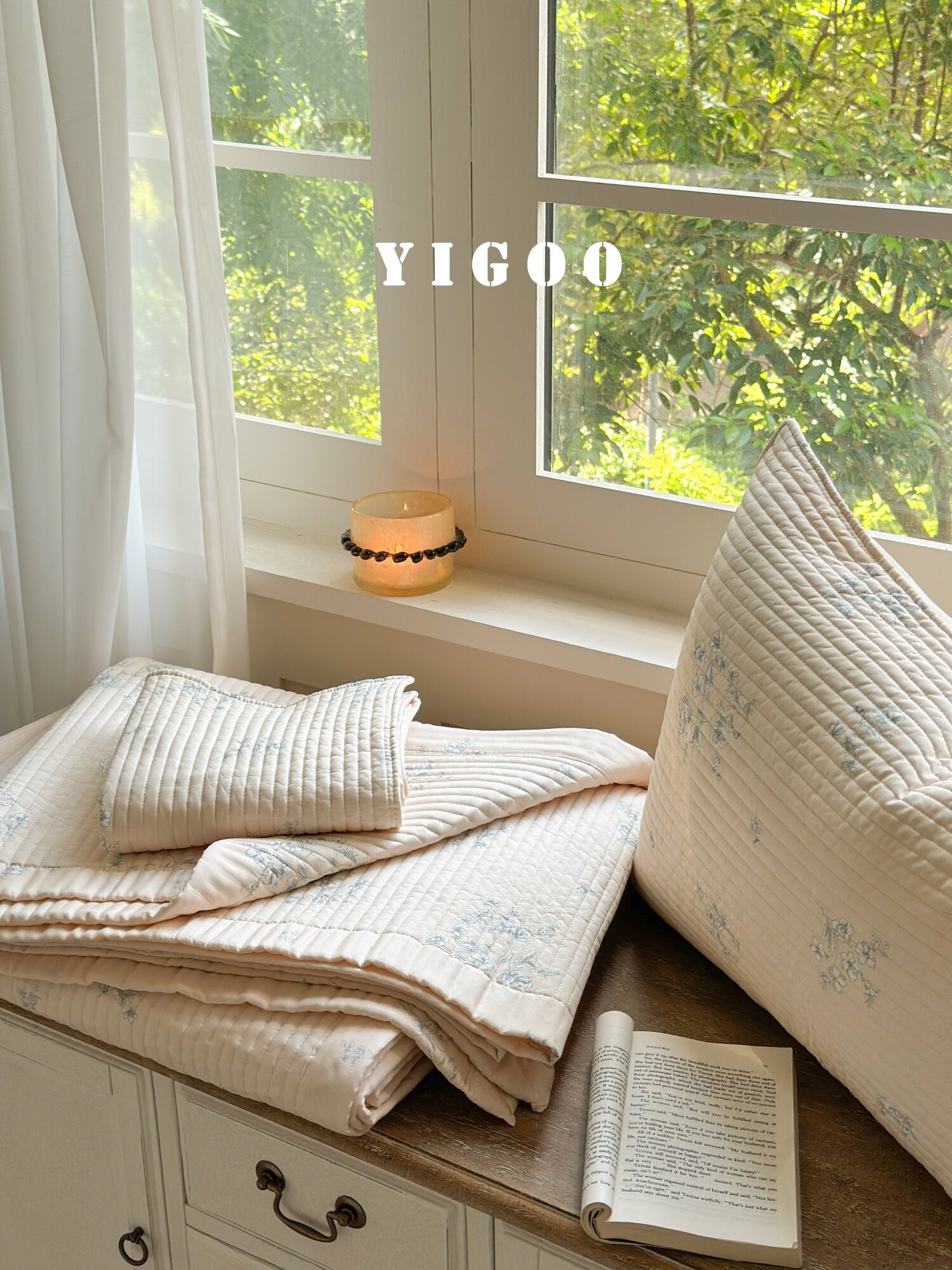 Корейское стеганое покрывало из модала с двусторонней печатью, комплект из 3 предметов с хлопковым наполнителем, охлаждающий эффект