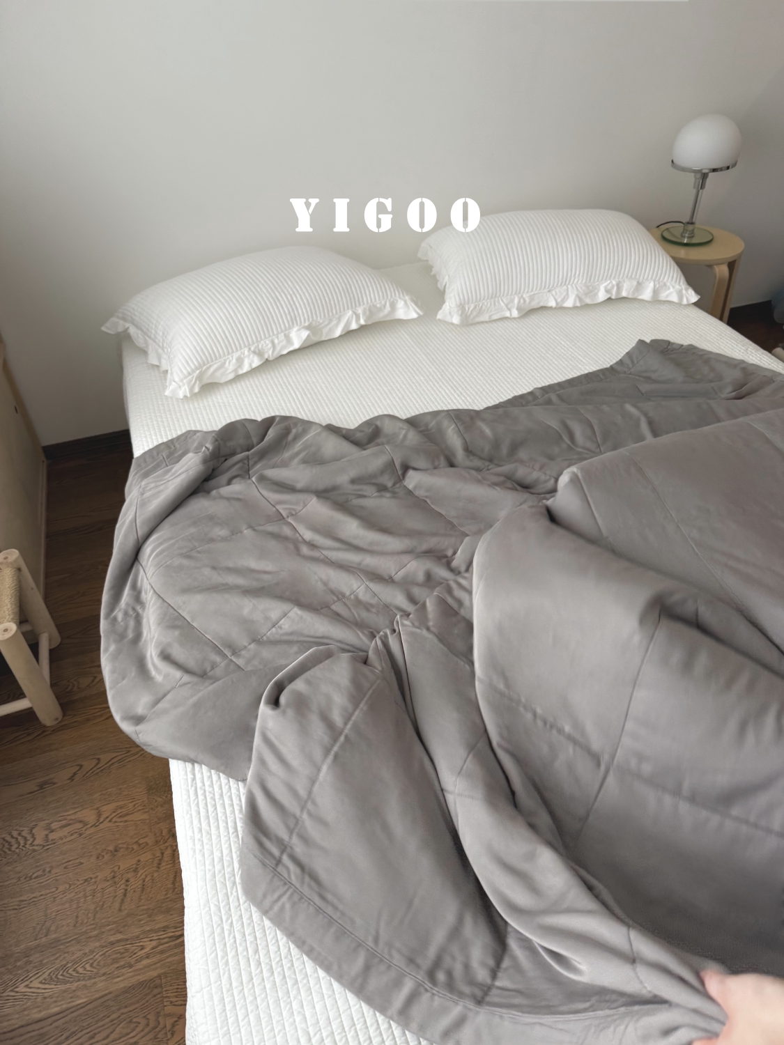 Корейское простое ультрамягкое двустороннее стираемое летнее одеяло из тенселя лиоцелл с охлаждающим эффектом