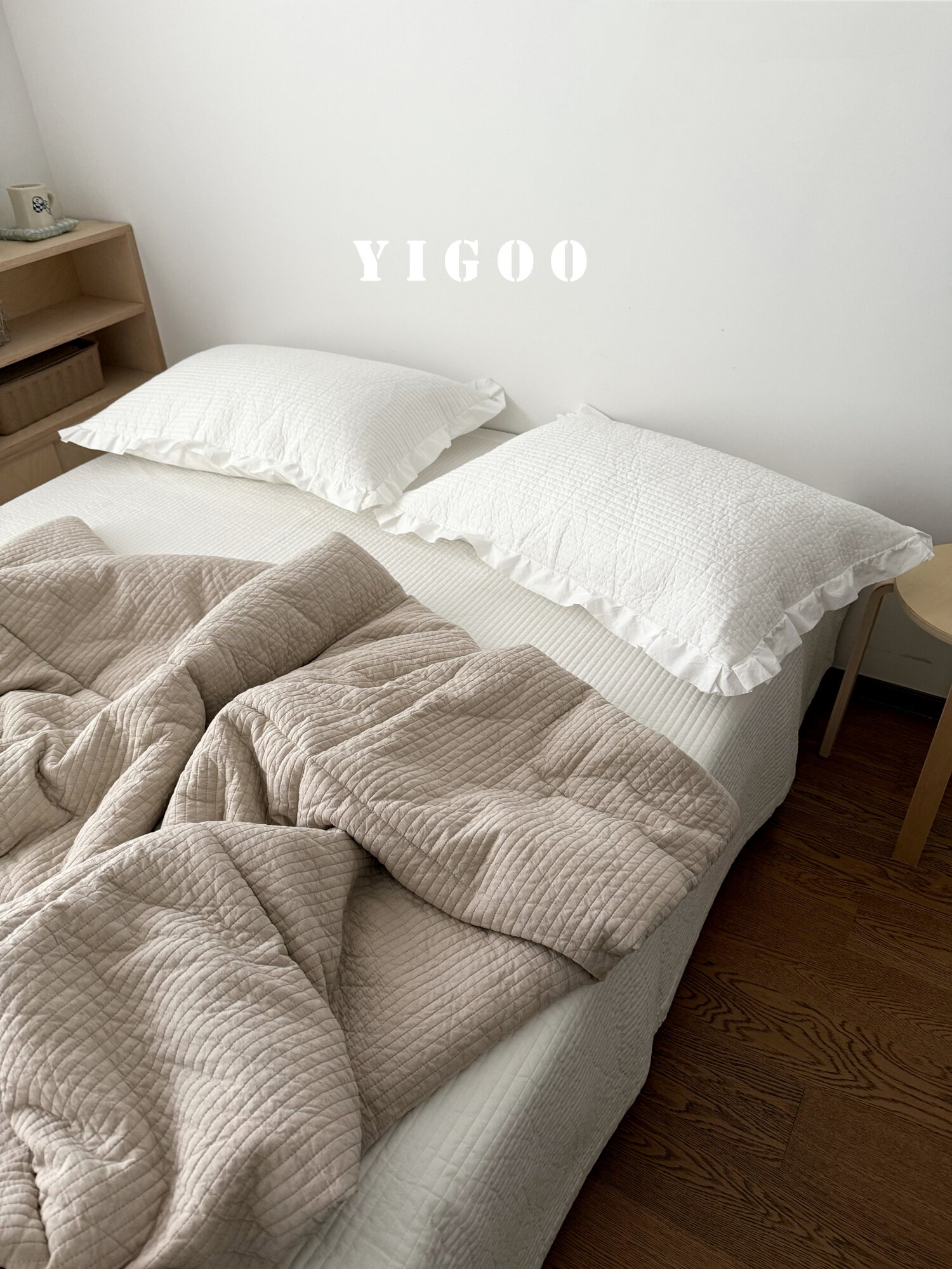 Корейское мягкое пушистое одеяло-хлеб | Простое однотонное стеганое хлопковое цельное одеяло весна-осень четыре сезона