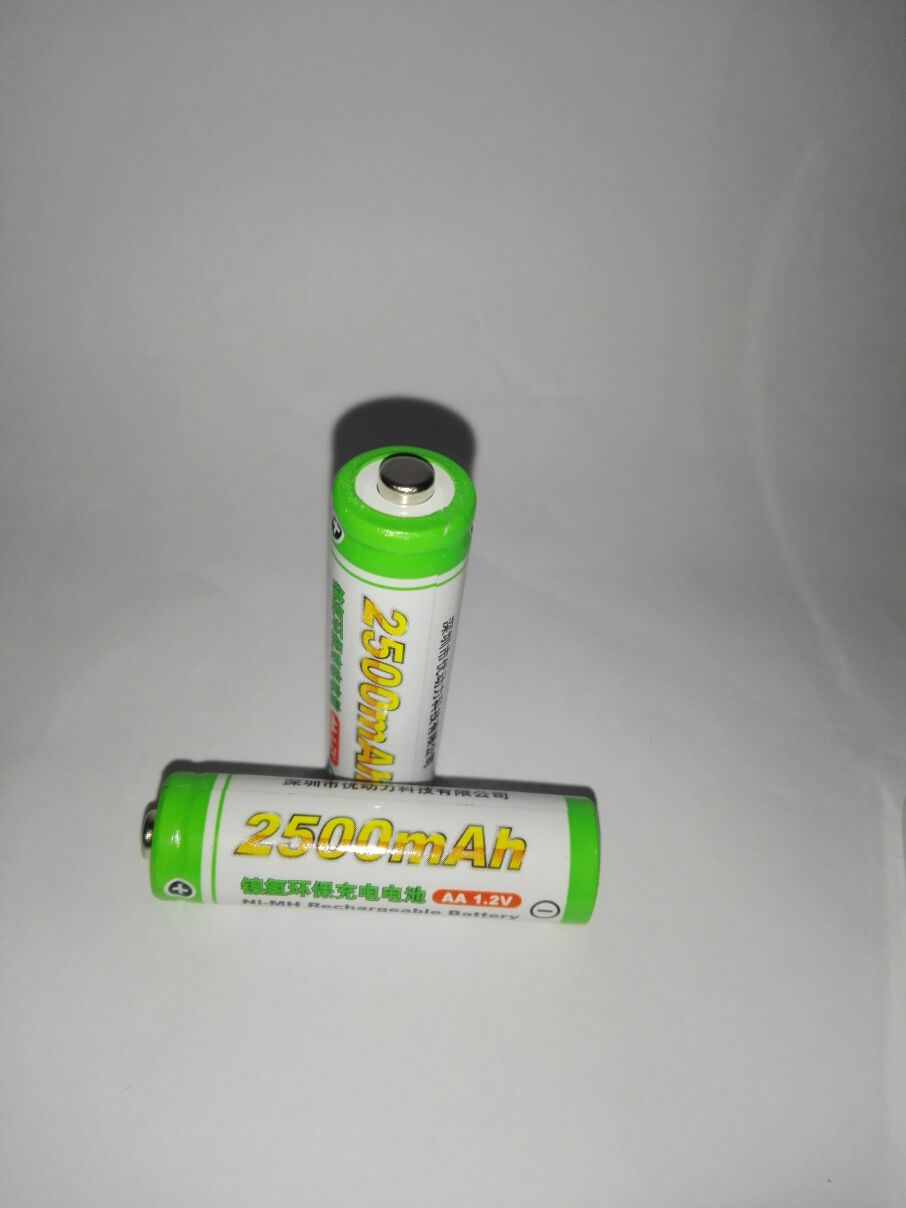 Superior nickel hydrogen 5 # AA2500 mAh time rechargeable battery CDMP3 digital camera special battery