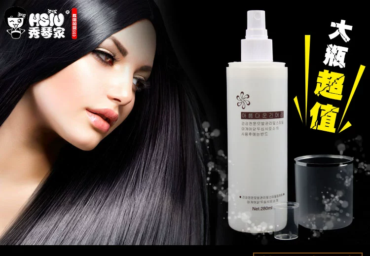 Xiuqin giải pháp chăm sóc tóc giả tóc đặc biệt hương thơm chống tóc 躁 tĩnh COS giả làm mềm tóc chai lớn 280ml - Phụ kiện chăm sóc mắt nước xịt kính giá bao nhiêu