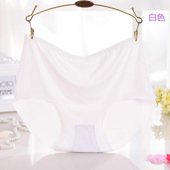 Mùa hè cộng với phân bón XL băng lụa chất béo MM200 kg eo cao không có dấu vết một mảnh quần cotton quan lot nu cho nguoi gia