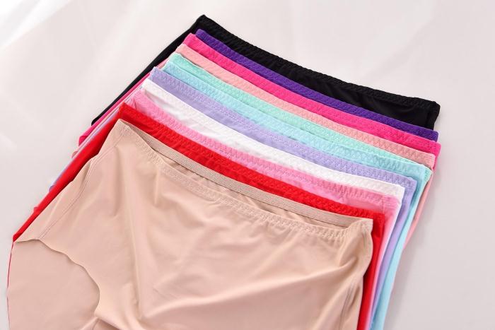 Mùa hè cộng với phân bón XL băng lụa chất béo MM200 kg eo cao không có dấu vết một mảnh quần cotton quan lot nu cho nguoi gia