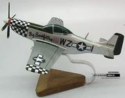 Hoa Kỳ mua máy bay mô hình đồ trang trí Bắc Mỹ P-51 Mustang máy bay chiến đấu gỗ RC - Mô hình máy bay / Xe & mô hình tàu / Người lính mô hình / Drone