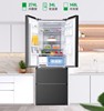 Rongsheng Refrigerator, French-Style Multi-Door, First-Level Inverter, Frost-Free Air Cooling, Household Refrigerator Bcd-456Wd18Mp