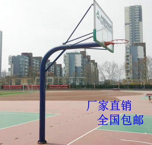 Outdoor adult basketball rack Standard buried training fixed outdoor factory Home