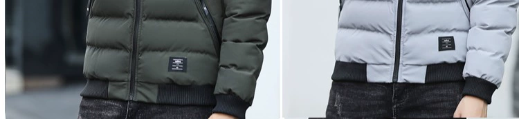 Áo khoác lông chim Fugui nam cotton xuống áo khoác cỡ lớn áo khoác giản dị phiên bản Hàn Quốc đẹp trai 2018 mới