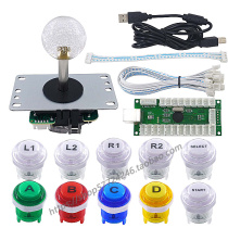 Factory direct DIY arcade joystick arcade chip joystick accessories New Arcade button with lights