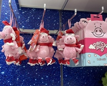 Spot Hong Kong-Macao Martha MS Martha Pig Hanging doll Martha Pig Candle Birthday Holiday Christmas Presents