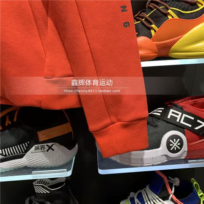Mùa xuân 2019 mới áo len Li Ning nữ đào tạo loạt áo len dài tay có mũ trùm đầu thể thao - Thể thao lông cừu / jumper áo ôm tay dài