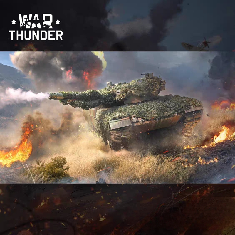 War Thunder German 123 Leopard Leopard 2A4 123Rd Armored Battalion Gift Pack Cdk