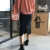 Mùa thu mới 2018 eo cao váy nữ Hàn Quốc phiên bản của retro phần dài thời trang hoang dã túi hip knit váy dài nữ chân váy bò dài Váy