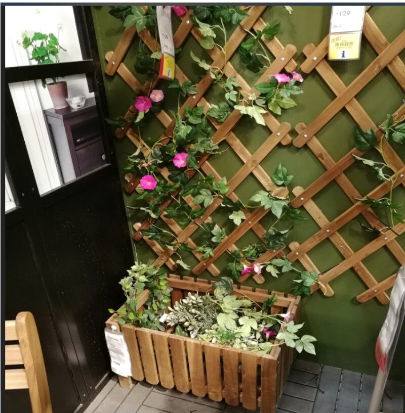 Ikea 宜家国内代购 阿霍蒙棚架花卉攀爬架植物爬架墙壁架花架