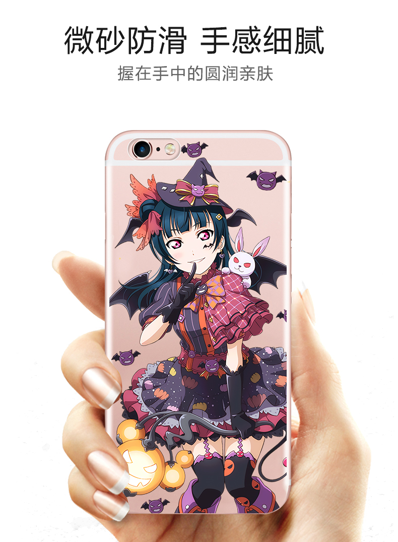 Oppor9s vỏ điện thoại di động nữ mô hình anime ngoại tình iphone6s vinh quang táo 7p hoạt hình dễ thương sticker gấu trúc