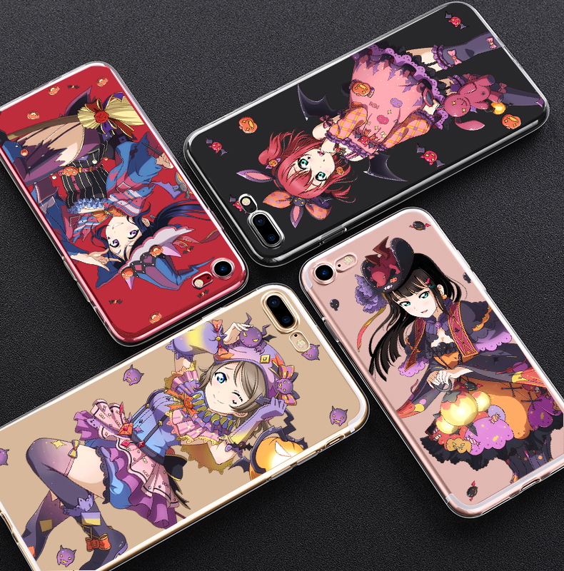 Oppor9s vỏ điện thoại di động nữ mô hình anime ngoại tình iphone6s vinh quang táo 7p hoạt hình dễ thương sticker gấu trúc