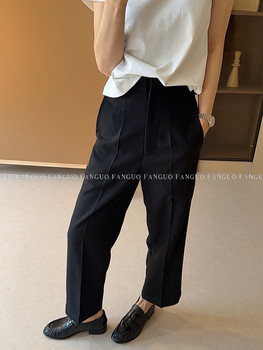 Absolutely amazing! fashionable high-end three-dimensional tailoring commuter cigarette trousers nine-point pants for women