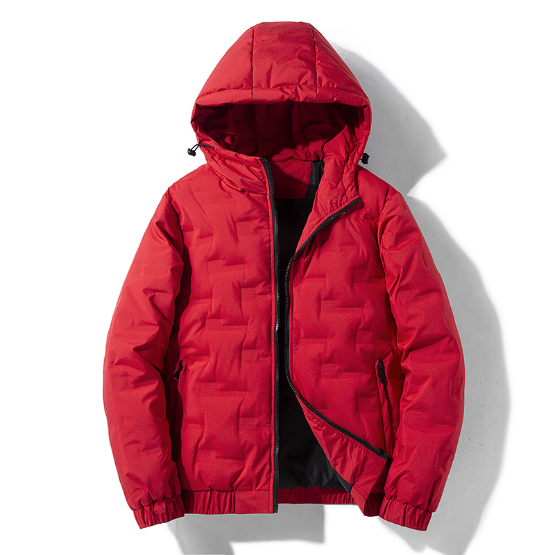 Reynolds men's warm down jacket 21 years new thickened white duck down winter clothing fashion casual hooded jacket 008