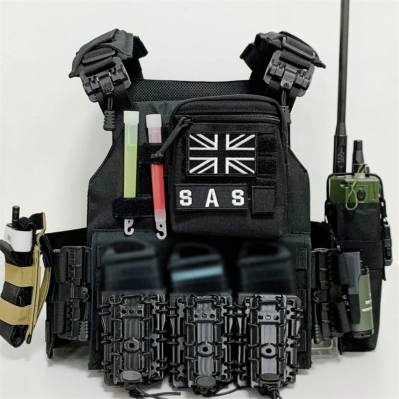 Full Set of Night Attack Ghost Tactical Gear Helmet Vest Cosplay Call of Duty 19 Style Vest Costume