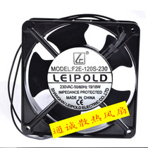 New LEIPOLD F2E-120S-230 230V 19 18W 18W metal high temperature resistant enclosure heat dissipation fan