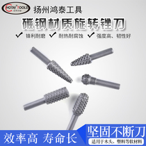 Manufacturer direct woodworking tool suit electric rotary Alien filing tea tray polishing head root engraving knife 