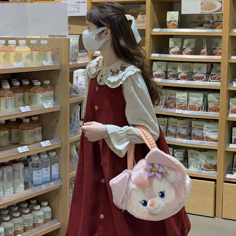 Plus Size Women's Clothing 2026 Spring New Arrivals Fat mm Embroidered Ruffle Sleeve Shirt Retro Red Vest Dress Fashion Suit