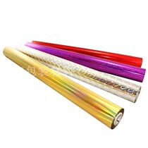 PET BOPP aluminized film Gold silver color drawing Laser UV coating processing No seam customization