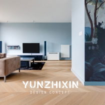 Black walnut bone puffy solid wood floor chamber oak lock lock floor warm log green bedroom 18mm